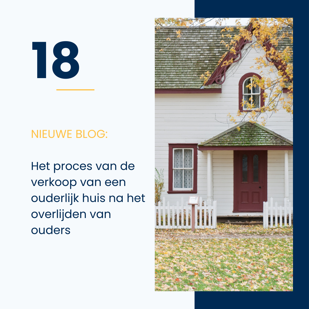 verkoop huis na overlijden