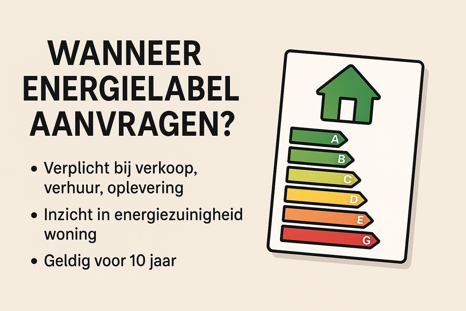 energielabel verkoop huis