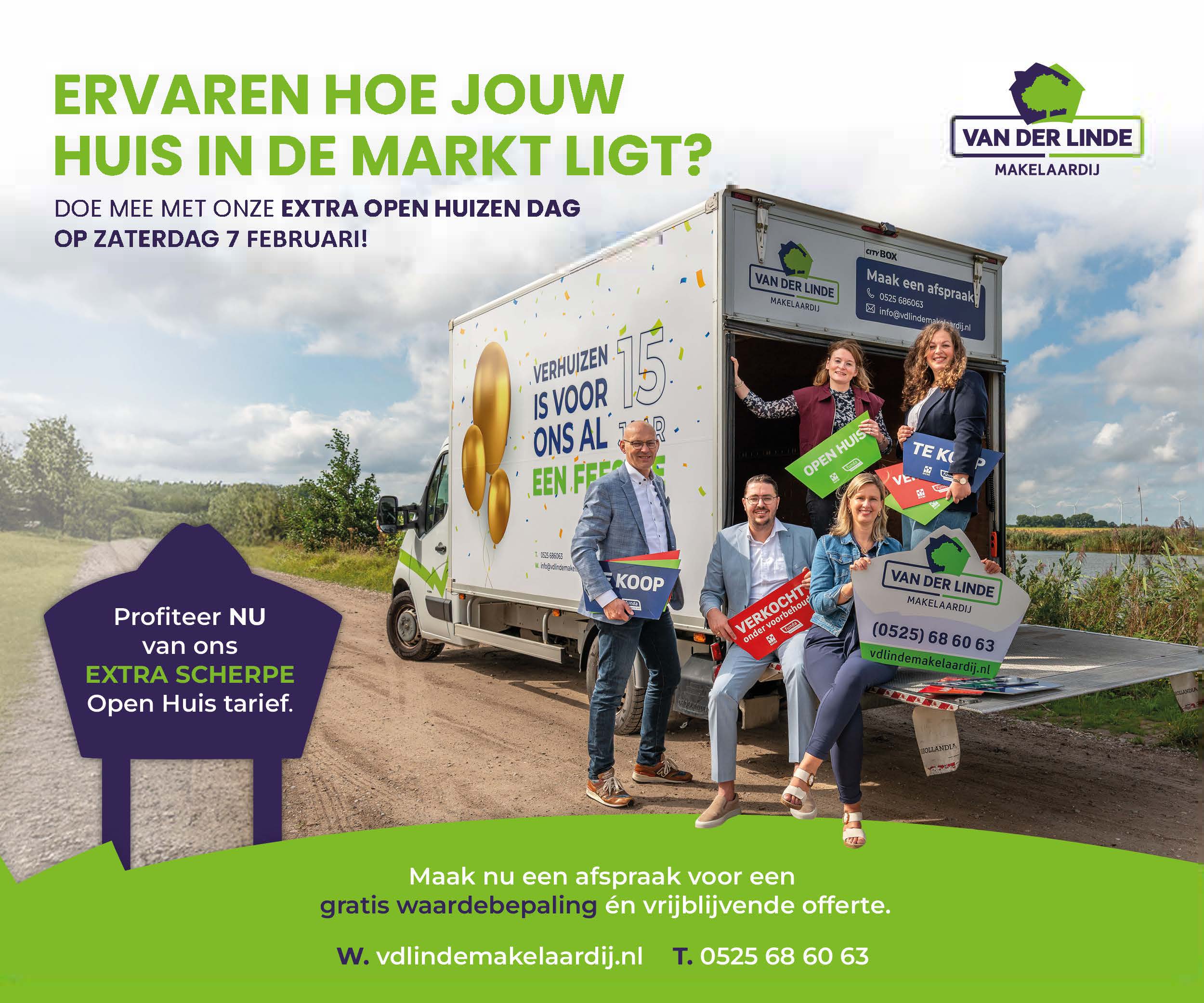 open huis verkoop